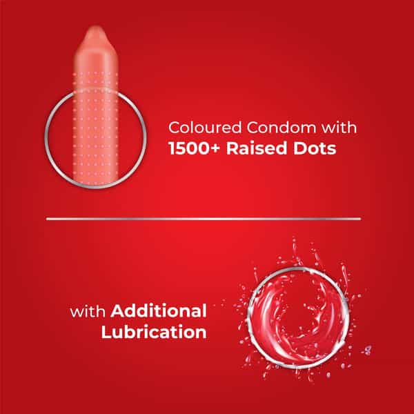 Skore Not Out Dotted Condoms - Value Saver Pack Of 2 X 20S