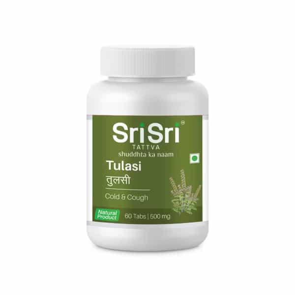 Sri Sri Tattva Tulasi - Cold & Cough | 60 Tabs 500 Mg
