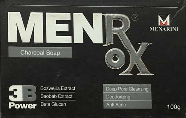 Menrox Charcoal Soap 100Gm