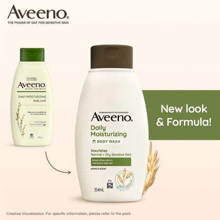 Aveeno Active Naturals Daily Moisturising Body Wash 354ml