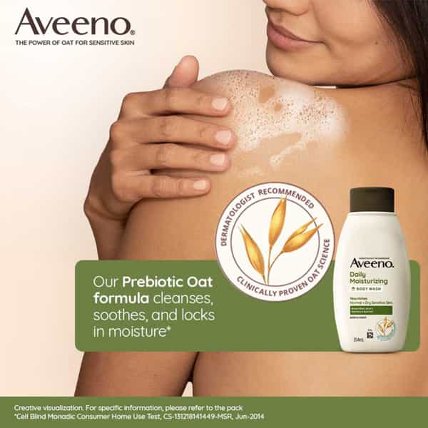 Aveeno Active Naturals Daily Moisturising Body Wash 354Ml