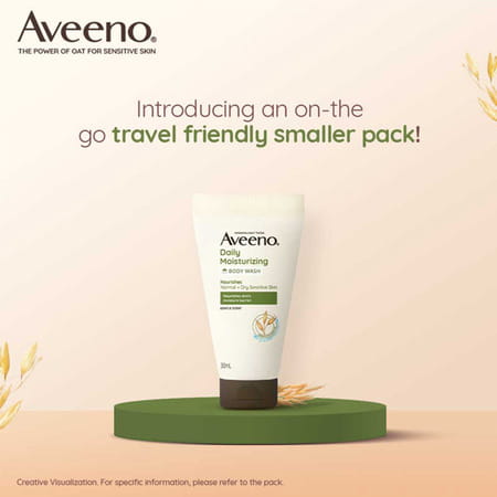 Aveeno Active Naturals Daily Moisturising Body Wash 354ml