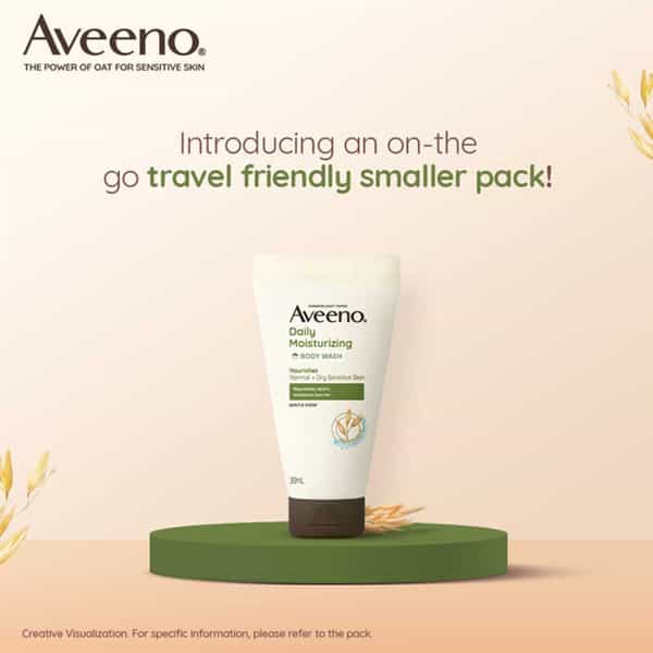 Aveeno Active Naturals Daily Moisturising Body Wash 354Ml