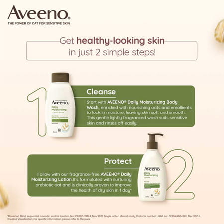 Aveeno Active Naturals Daily Moisturising Body Wash 354ml