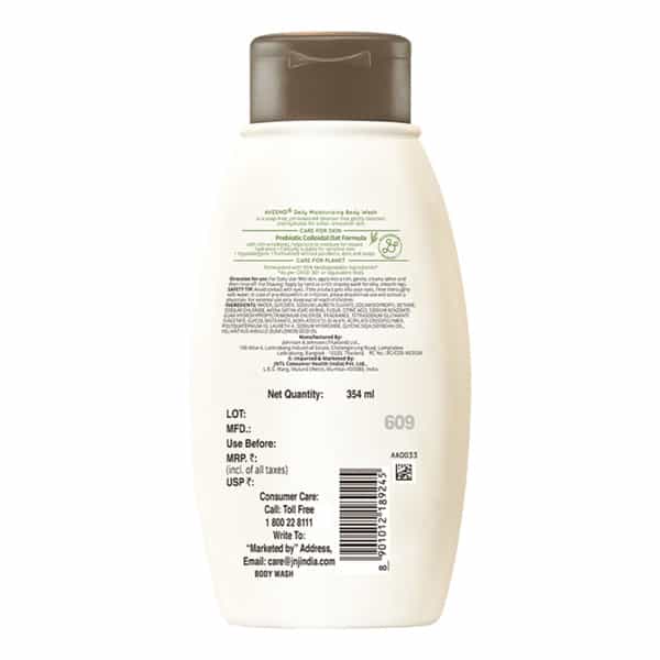 Aveeno Active Naturals Daily Moisturising Body Wash 354Ml