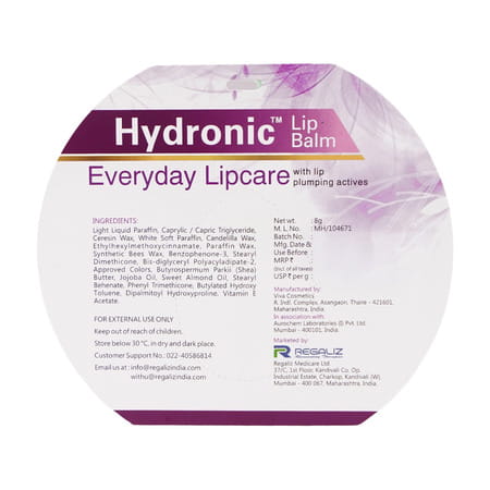 Hydronic Spf 15 Lip Balm 8gm