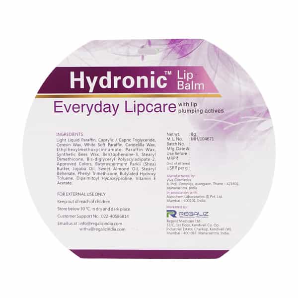 Hydronic Spf 15 Lip Balm 8Gm