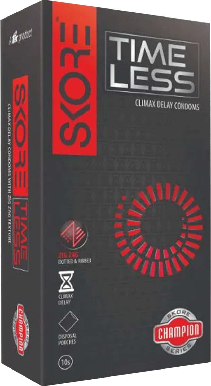 Skore Time Less - Climax Delay Condoms 10's