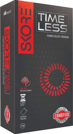 Skore Time Less - Climax Delay Condoms 10's