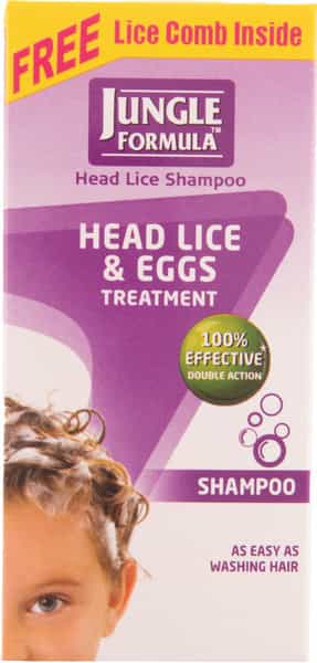 Jungle Formula Head Lice & Eggs Treatment (Free Lice Comb) Shampoo 25 Ml
