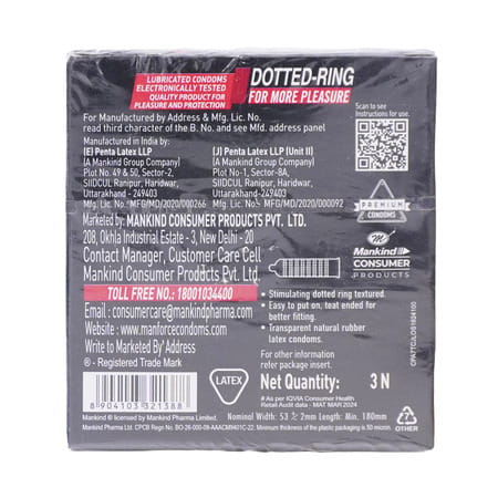 Manforce Cocktail Strawberry & Vanilla Flav Condom 3'S