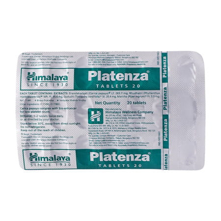 Himalaya Platenza | Tablets | 20 No'S