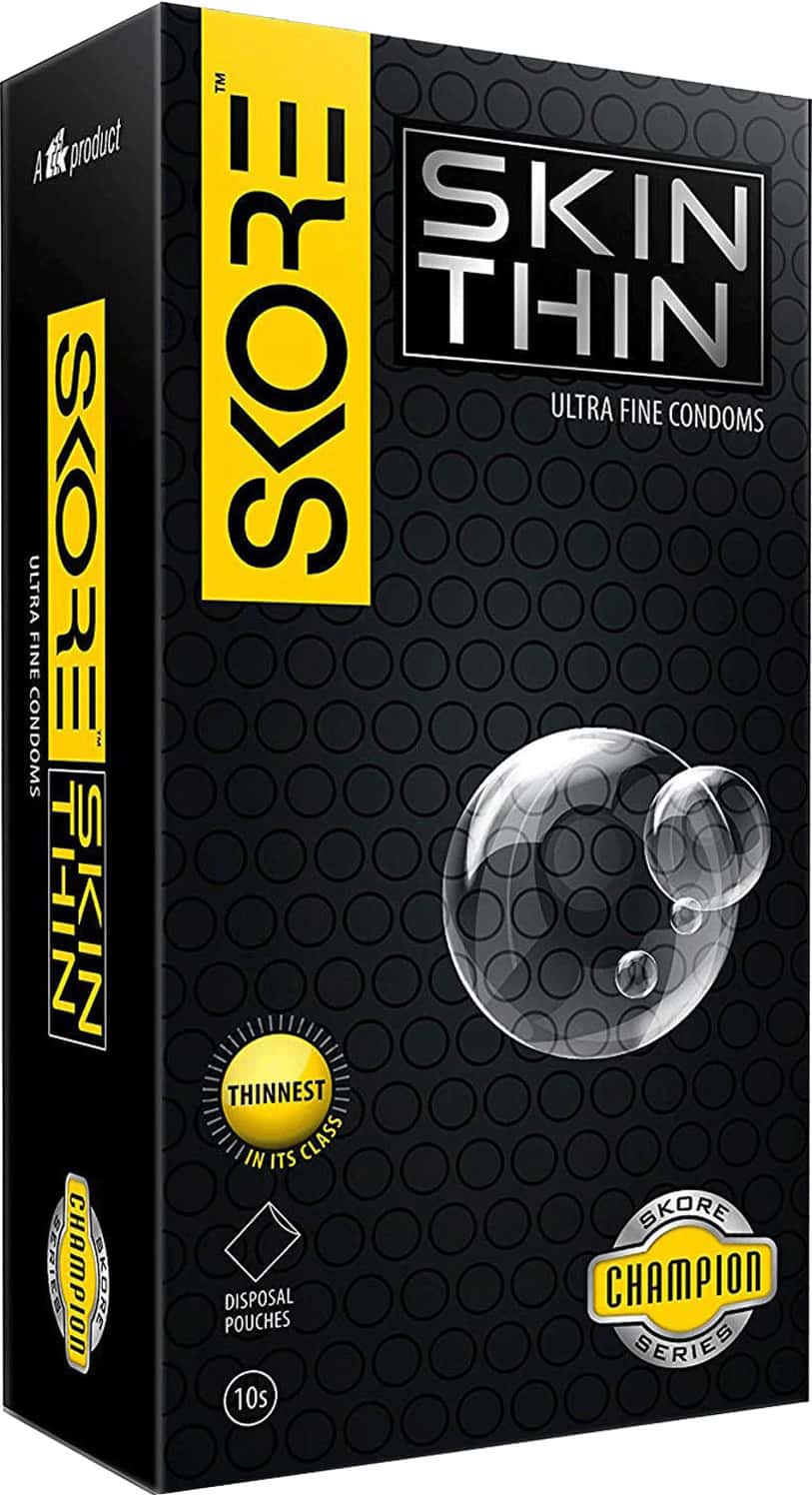 Skore Skin Thin Ultra Fine Condoms 10 No's