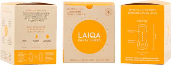 Laiqa Spot Covering : Panty Liner 155Mm - 3 Box's