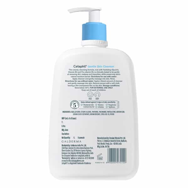 Cetaphil Gentle Skin Cleanser | Face & Body | 1L