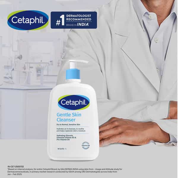 Cetaphil Gentle Skin Cleanser | Face & Body | 1L