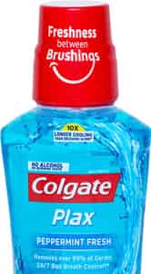 Colgate Plax Peppermint Alcohol-free Mouthwash Bottle Of 250 Ml