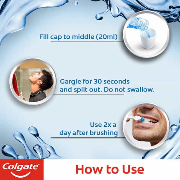 Colgate Plax Peppermint Alcohol-Free Mouthwash Bottle Of 250 Ml