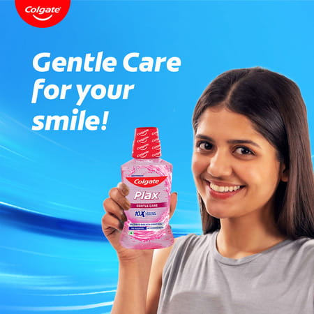 Colgate Plax Sensitivity Gentle Care Alcohol-Free Mouthwash Bottle Of 250 Ml