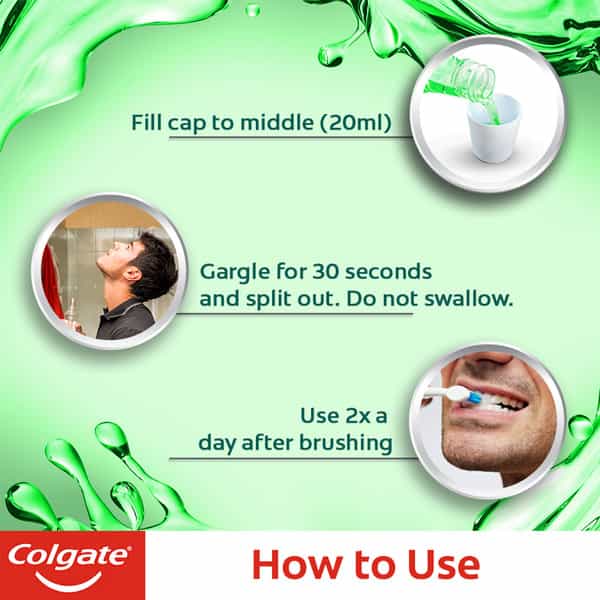 Colgate Plax Fresh Tea Alcohol-Free Mouthwash Bottle Of 250 Ml