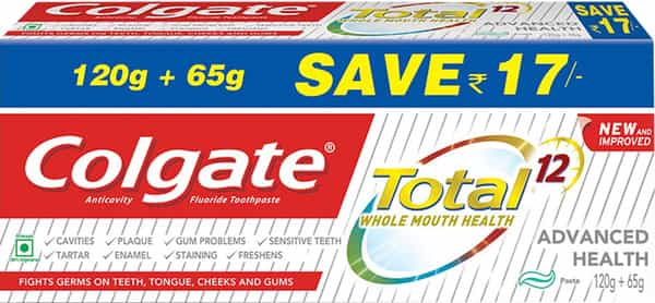 Colgate Toothpaste-Total Advance Health - 185 G - Advanced Protection