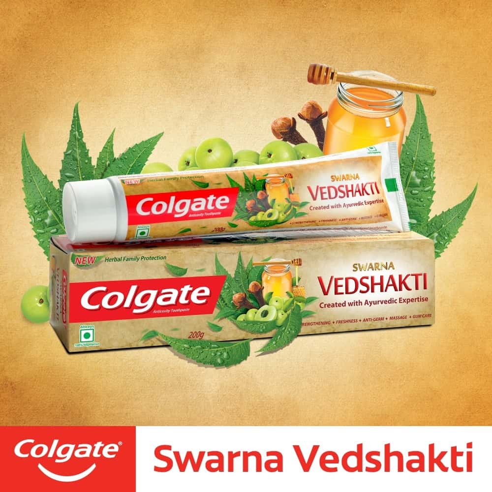 Buy Colgate Swarna Vedshakti Toothpaste 200 Gm Online at Flat 18 OFF