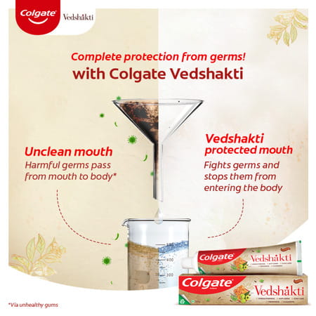 Colgate Swarna Vedshakti Toothpaste (200g + 100g) 300 Gm