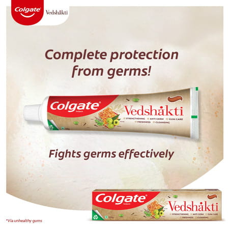 Colgate Swarna Vedshakti Toothpaste (200g + 100g) 300 Gm