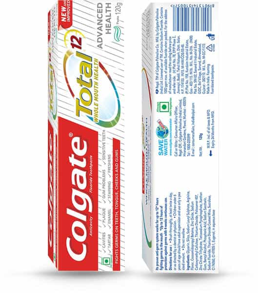 Colgate Total Advanced Health Anticavity Toothpaste - 120G
