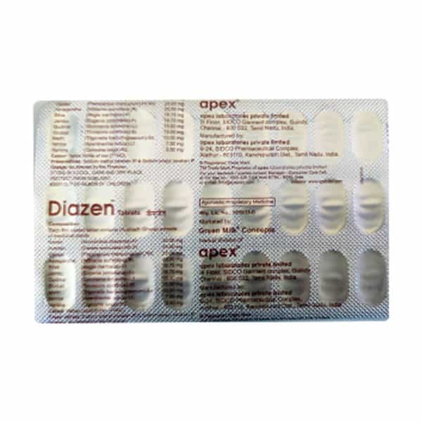 Diazen Tablets 30'S