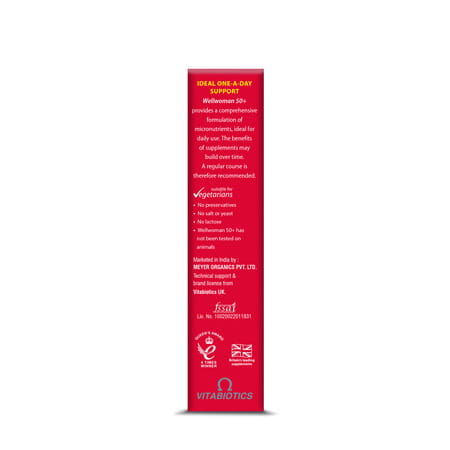 Wellwoman 50+ Health Supplement Tablets (26 Vitamins And Minerals) Box Of 30