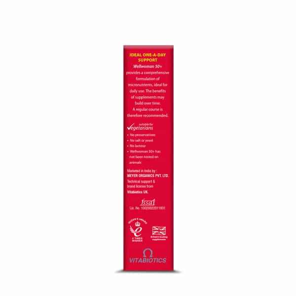 Wellwoman 50+ Health Supplement Tablets (26 Vitamins And Minerals) Box Of 30