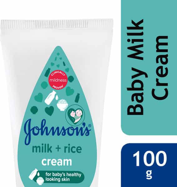 Johnson's Baby Milk And Rice Cream - 100G