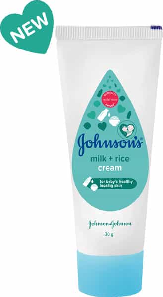 Johnson's Baby Milk And Rice Cream - 30G
