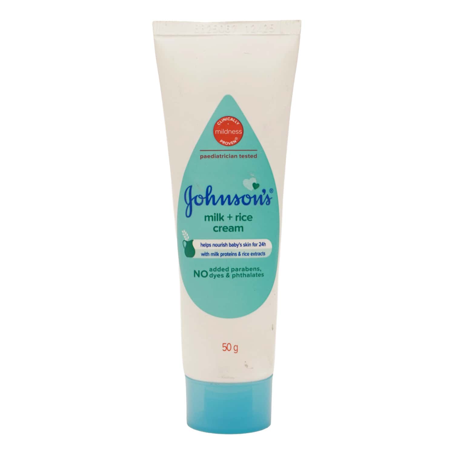 Johnson's Baby Milk & Rice Cream 50gm