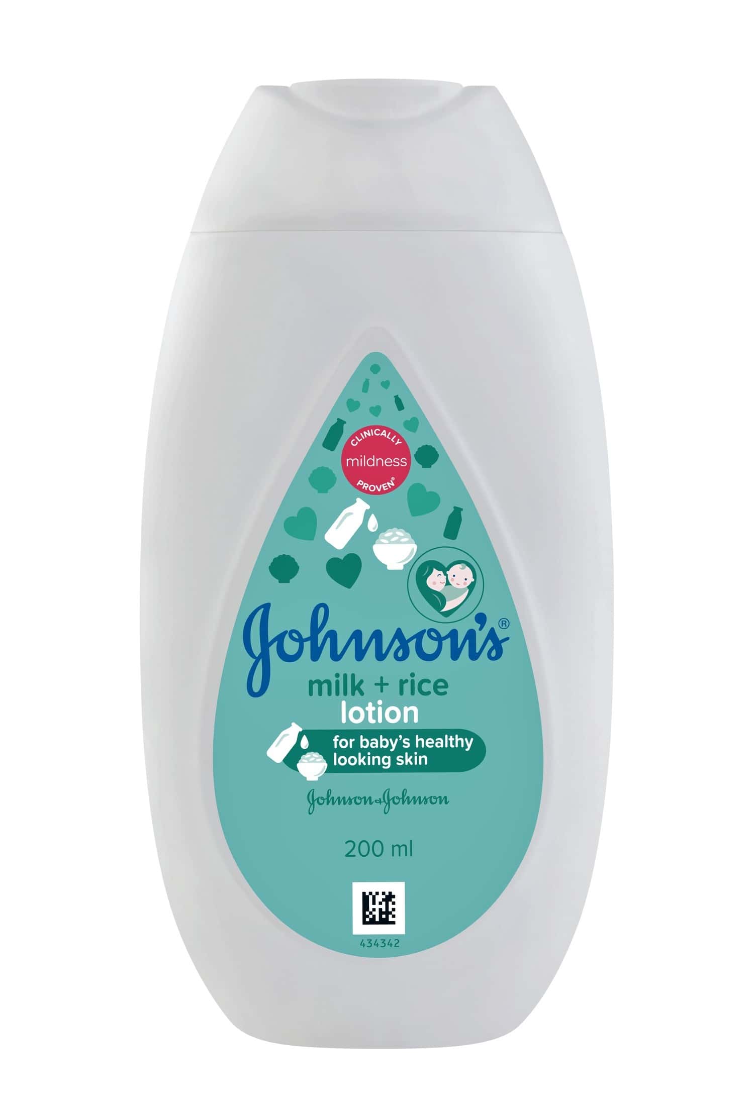 Buy Johnson'S Baby Milk And Rice Lotion Bottle Of 200 Ml Online & Get
