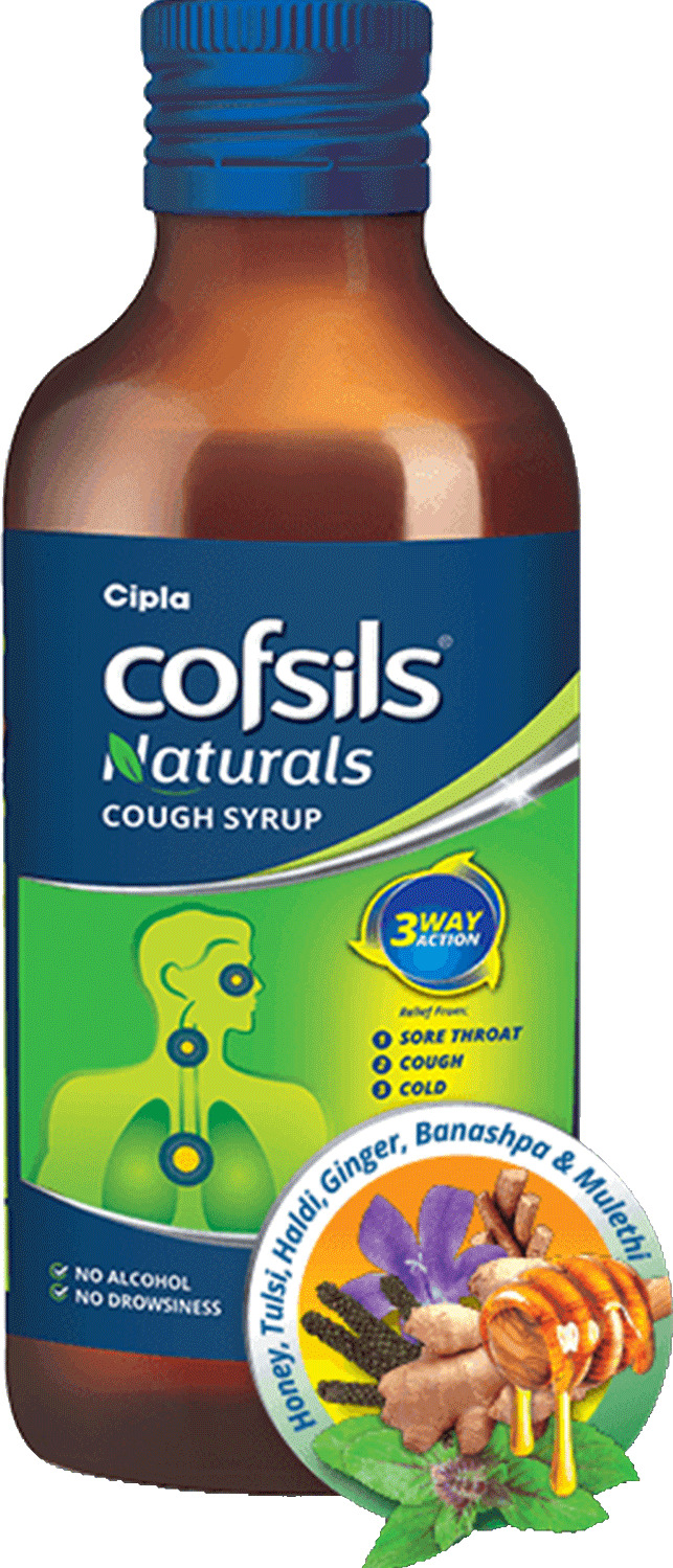 Buy COFSILS NATURALS COUGH SYRUP BOTTLE 100 ML Online & Get Upto 60