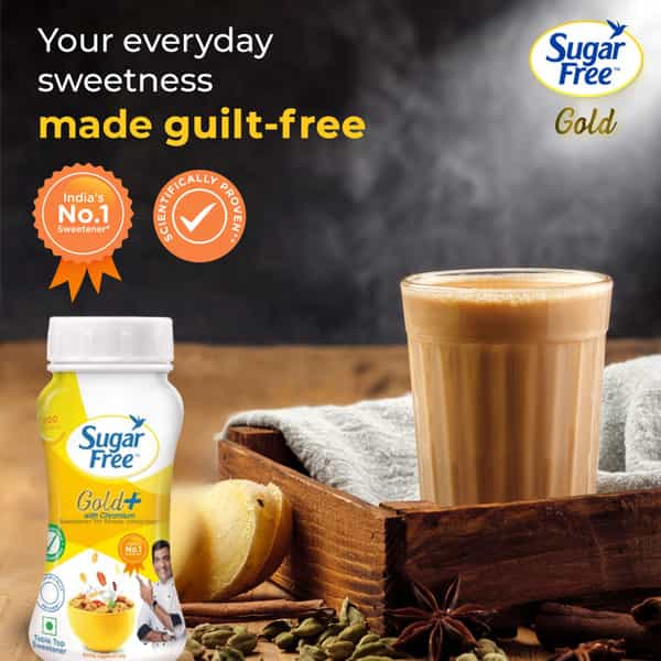 Sugar Free Gold Plus Sweetener Powder Jar Of 100 Gm