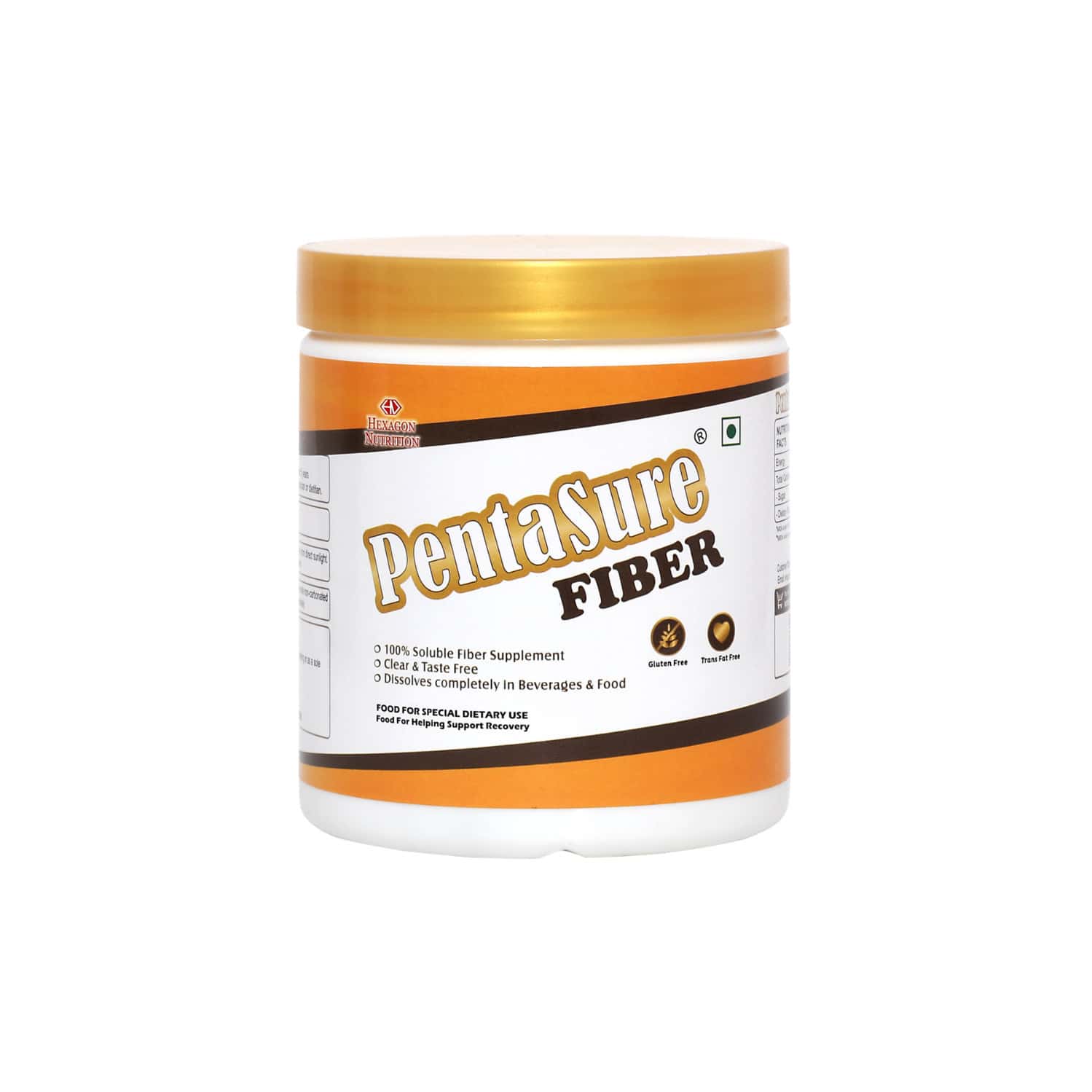 Pentasure Fiber | Soluble Prebiotic Fiber Supplement Powder | 100 Gm