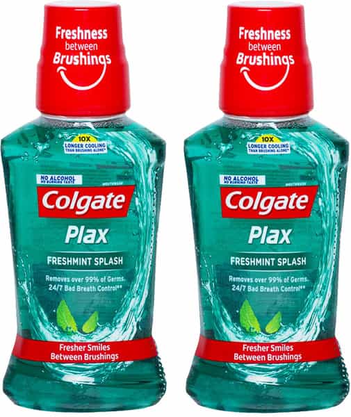 Colgate Plax Freshmint Splash Mouthwash 250Ml (Pack Of 2)