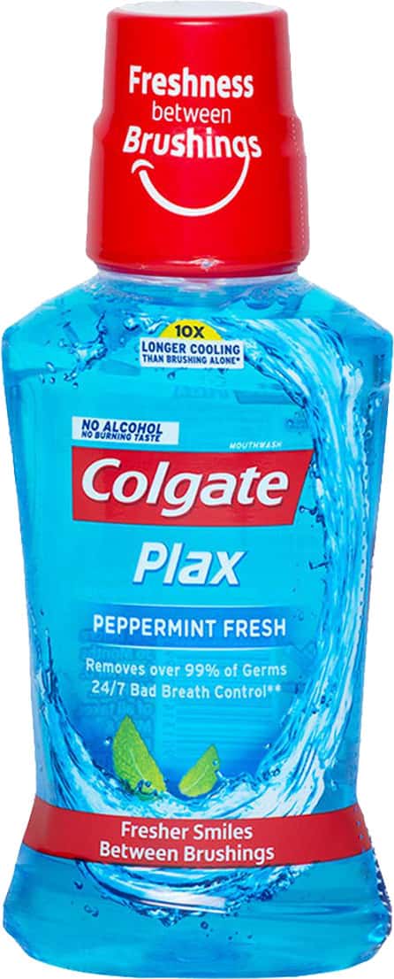 Colgate Plax Peppermint Mouthwash Bottle Of 250 Ml
