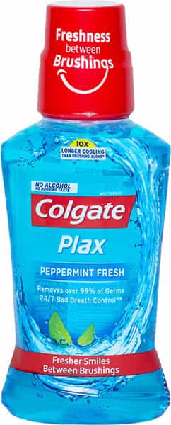 Colgate Plax Peppermint Mouthwash Bottle Of 250 Ml