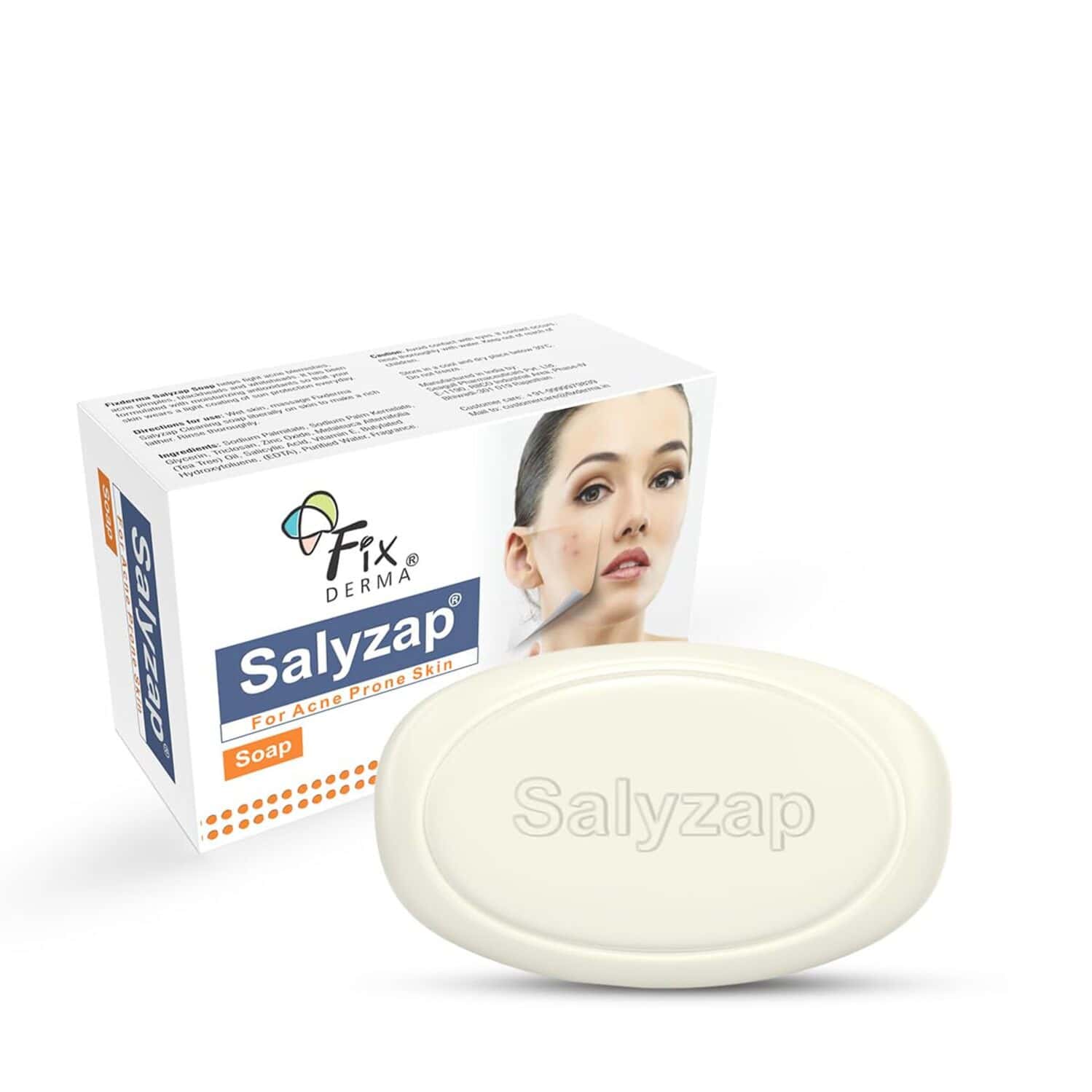 Fixderma Salyzap For Acne Prone Skin Soap 75 Gm
