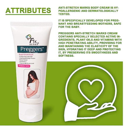 Fixdderma Preggers Stretch Mark Cream 60gm