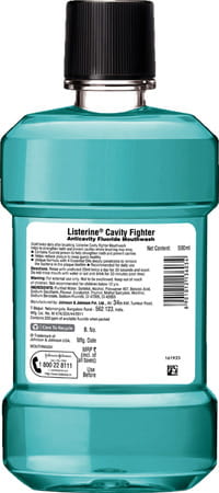 Listerine Total Care Cavity Fighter Mouthwash Bottle Of 500 Ml