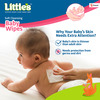 Little's Soft Cleansing Baby Wipes With Aloe Vera Jojoba Oil And Vitamin E - 30 Wipes
