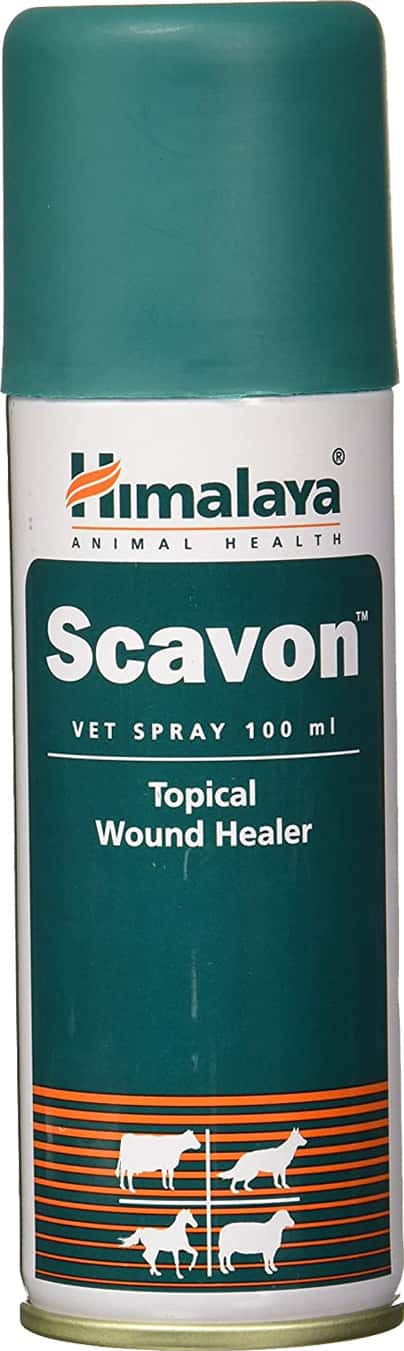 Himalaya Scavon Vet Spray | Topical Wound Healer | 100 Ml