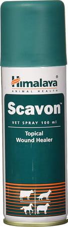 Himalaya Scavon Vet Spray | Topical Wound Healer | 100 Ml