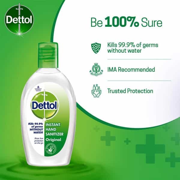 Dettol  Hand Sanitizer Sleeves Bottle Of 50 Ml