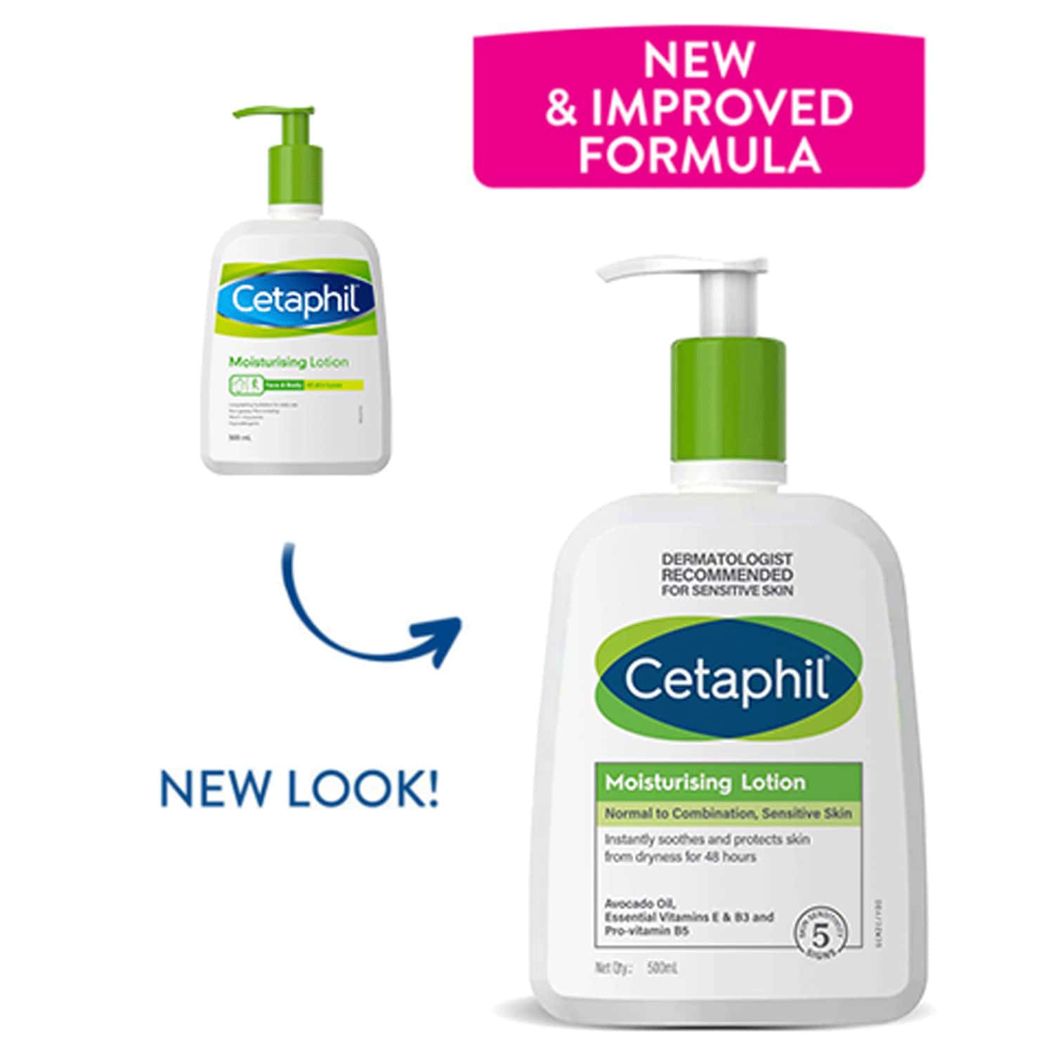 Cetaphil Moisturising Lotion Face Body 500 Ml